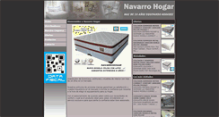 Desktop Screenshot of navarrohogar.com.ar