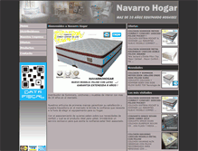 Tablet Screenshot of navarrohogar.com.ar